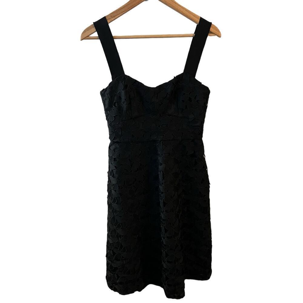 J Crew SZ 2 Sleeveless Sweetheart Neckline Fit and Flare Lace Midi Party Dress